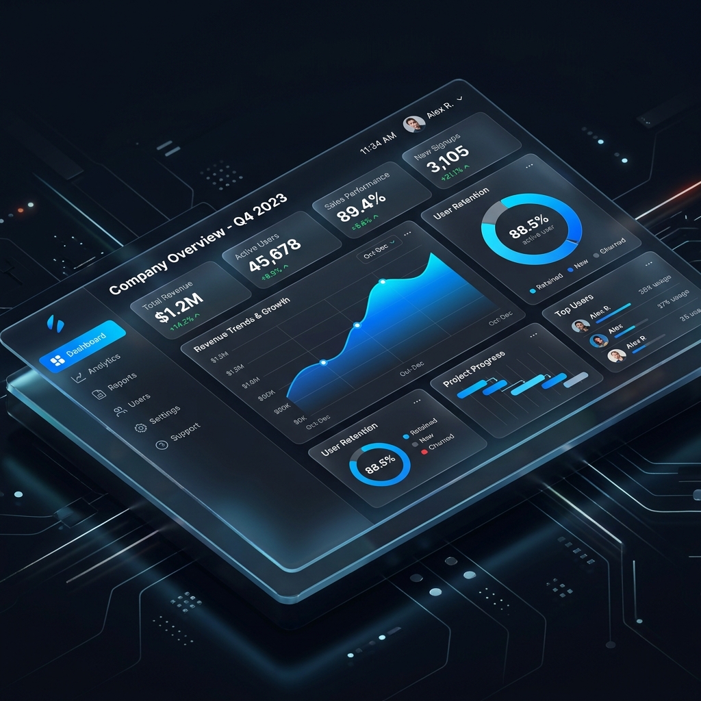 TechAlliance Dashboard Mockup
